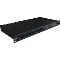 Excel Enbeam 24 Way Singlemode Fibre Optic Panel 12 LC Duplex (24 Fibre) Blue